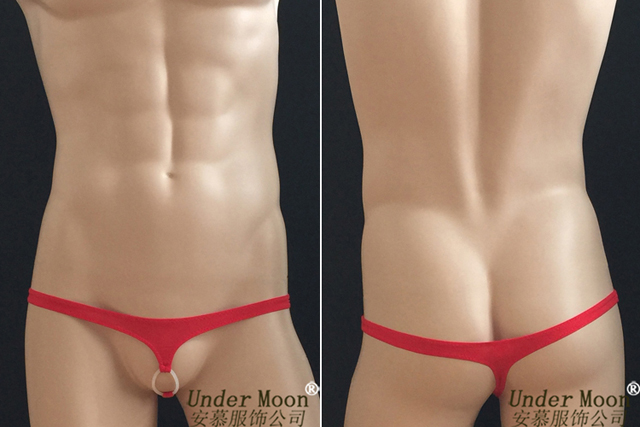 Mới eo thấp nam thong silicone tay áo gợi cảm tiếp xúc đồ lót quan hệ tình dục quần nam đàn hồi chặt chẽ quần T quần lót nữ cao cấp