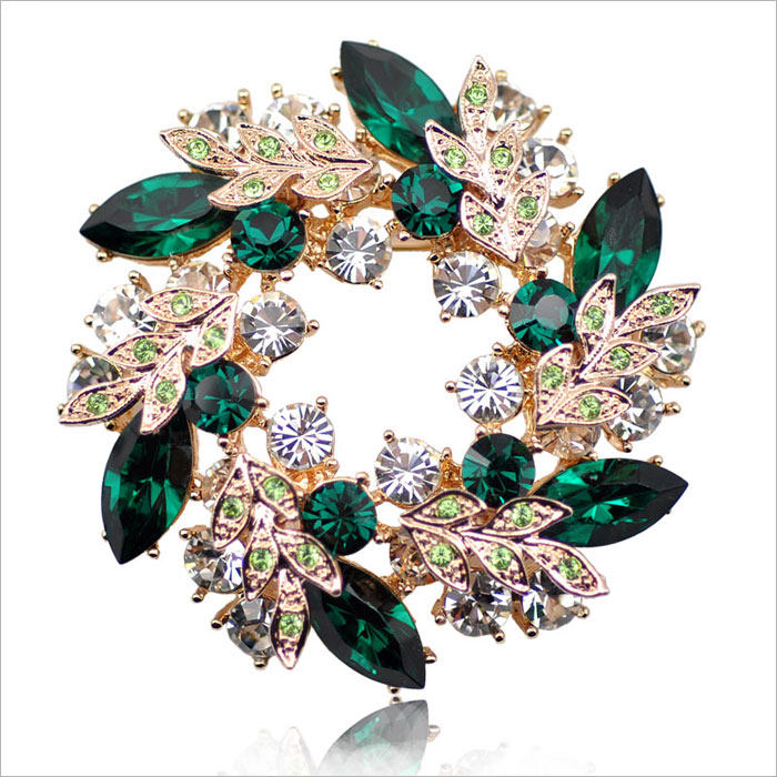 Broche femme en cristal autrichien - Ref 1176176 Image 18