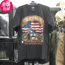 Thailand ROCK EAGLE ROCK EAGLE Tay T cotton short sleeve T-shirt locomotive T-shirt Harley riding T-shirt three