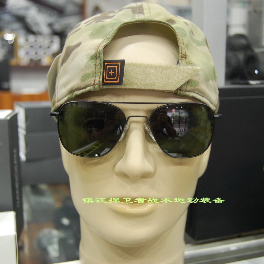 American Randolph Randolph Aviator sunglasses non-civilian version black straight leg AGX lens 55MM