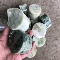 Thickened jade bracelet core paperweight jade raw stone seed wool bracelet heart can be carved jade hanging chess