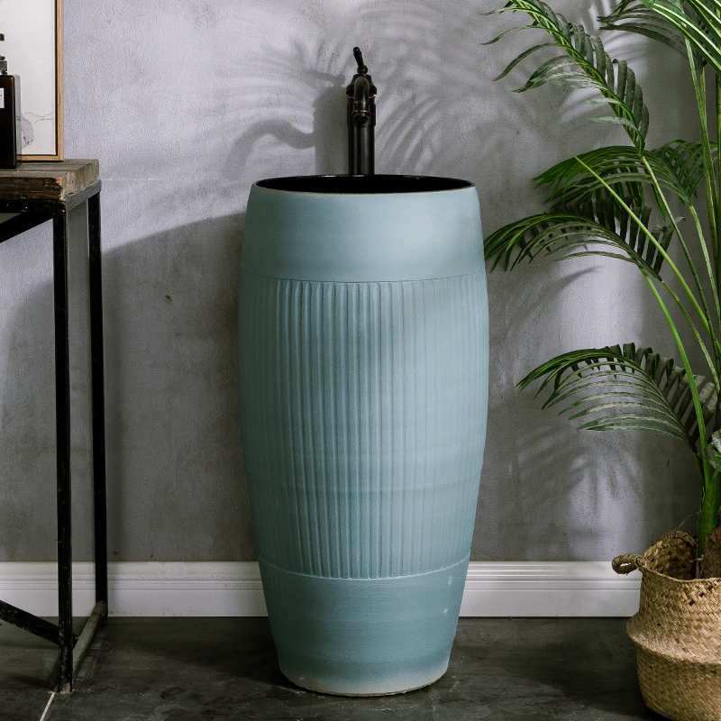 Ceramic column basin floor type restoring ancient ways integrated art basin bathroom industry domestic toilet is the pool that wash a face to wash your hands