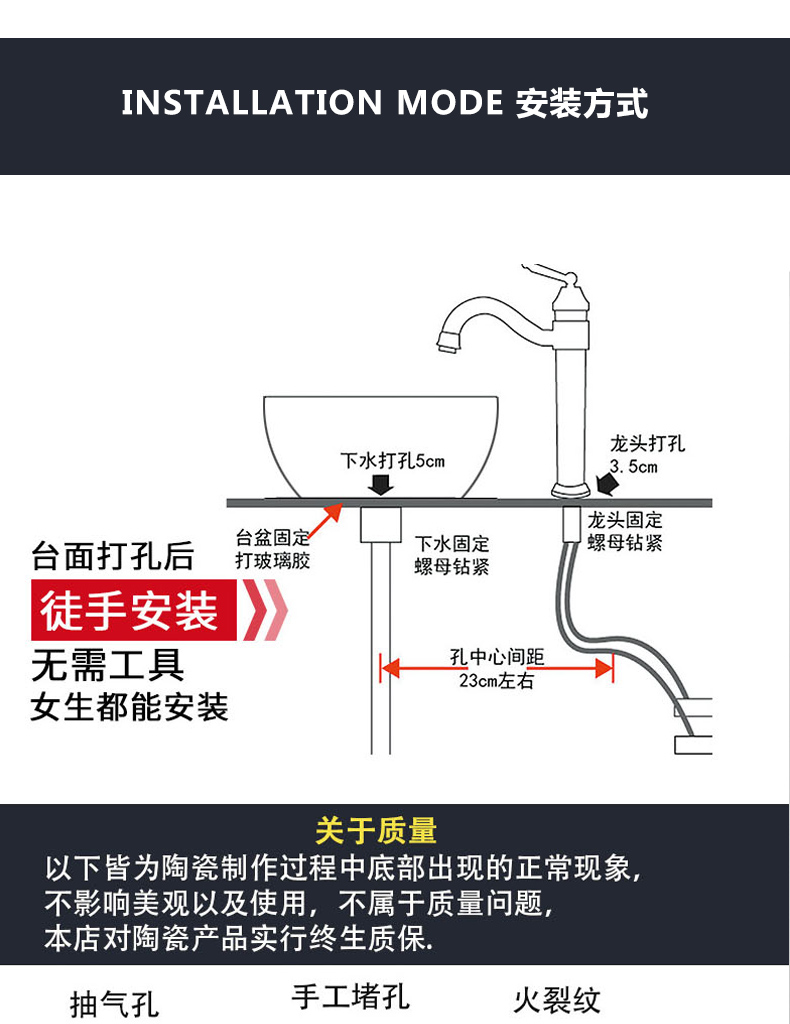 Nordic stage basin to single birdbath simple toilet lavabo lavatory basin basin ceramic household balcony