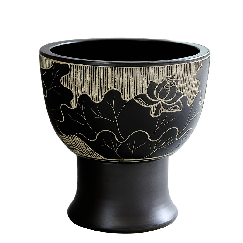 The Mop pool archaize carve handicraft in jingdezhen ceramic household balcony floor size Mop pool