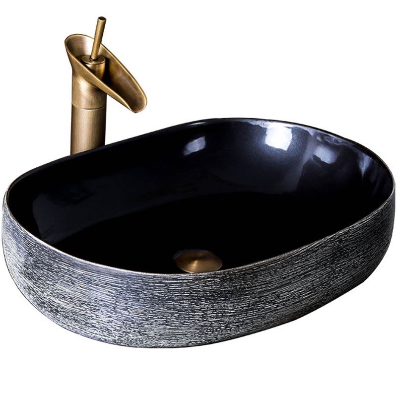 The stage basin of jingdezhen ceramic lavabo oval Chinese creative art hotel toilet lavatory toilet