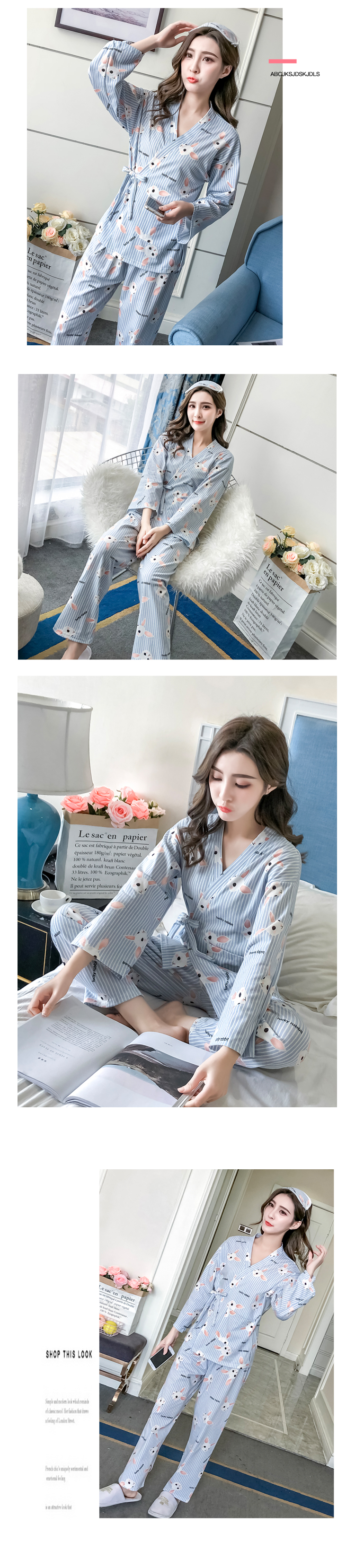 Pyjama pour femme OTHER   à manches longues - Ref 2995298 Image 7