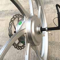 20 inch disc brake rotary variable speed integrated wheel motor brushless toothed 36V motor eight square brushless motor