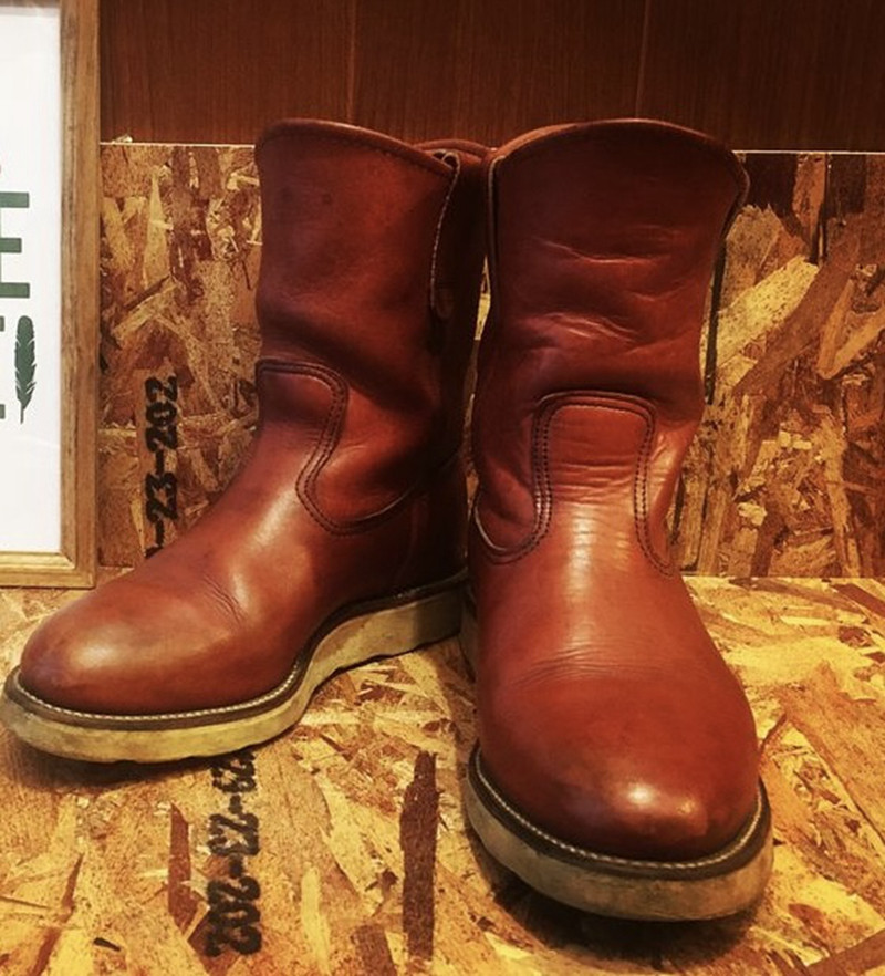 美国正品红翼866工程师靴90年代狗标redwing866靴子评价- 淘宝网