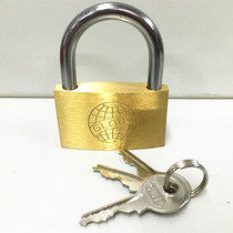 Shanghai Earth brand copper padlock small lock long handle lock specification 20MM25MM30MM40MM50MM60MM