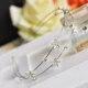 Hàn Quốc phụ kiện tóc đơn giản mũ rộng bên ngọt tai rhinestone kẹp tóc kim cương headband headband đôi trang sức Nhật Bản và Hàn Quốc - Phụ kiện tóc kẹp tóc càng cua