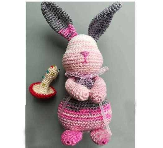 Violent rabbit crochet illustration doll Crochet drawings Wool knitting manual diy picture tutorial New recommendation