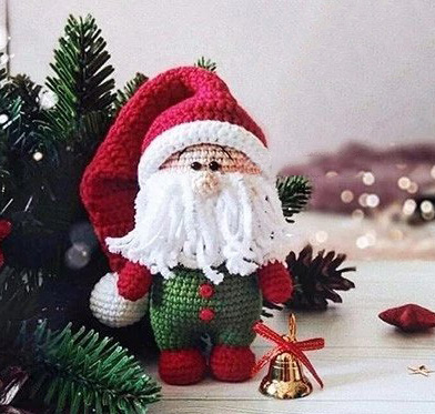 New Santa Crochet doll Crochet illustration drawings Wool knitting manual diy picture tutorial recommended
