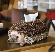 New little hedgehog tissue box crochet diagram drawing wool knitting hand diy Chinese picture tutorial