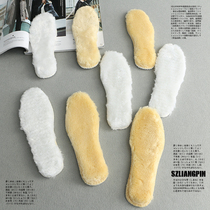 Foreign trade new winter clothing plush sweat-absorbent deodorant comfortable and warm insoles 2 colors
