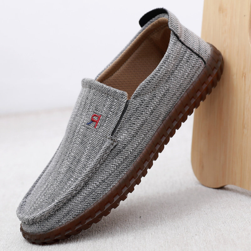 Old Beijing Cloth Shoes Men's Breathable Soft Bottom Men's Shoes Old Man Shoes Bean Bean Shoes Dad Awesome Bottoms Casual Shoes Man-Taobao
