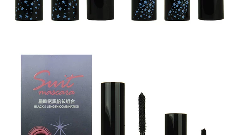 Bộ mascara tình yêu chính hãng 眸 眸 mascara dài màu đen không thấm nước không nở - Kem Mascara / Revitalash