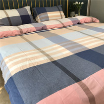 Large Gg Full Cotton Washed Cotton Linen Single Piece Pure Cotton Single Dormitory Quilts With Single Quilt Cover Three Sets Customizable