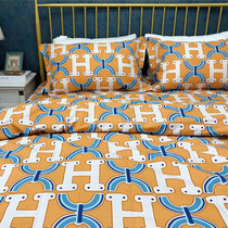 Minimalist 100% Pure cotton sheet Quilt Cover single piece All cotton Single 1 8 m Quilt Cover 200x230 Double four pieces