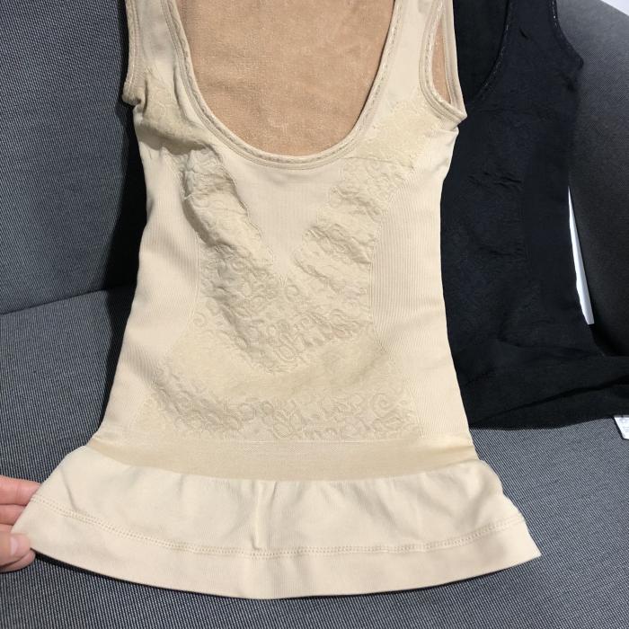 Full 2 ​​mảnh Áo vest nhung dày ấm áp phía dưới sling cộng với áo vest cashmere quần áo thời trang nữ