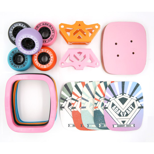 【闪灵板店】钻石漂移板原装配件板面护边工具轴承板体支架轮子