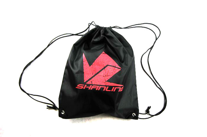 (Shining board shop) shiny drawstring nylon wrap bag drift plate bag shoulder bag