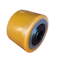 Linde manual forklift M20 M25 wheel caster manual hydraulic transfer truck PU wheel front wheel 80X55-47mm