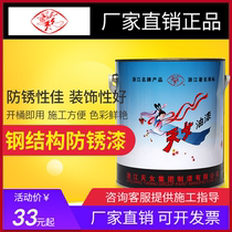 Tiannv anti-rust paint iron door anti-rust paint railing red black iron 17KG metal anti-rust paint primer