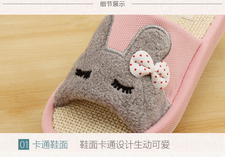 Pantoufles enfants en coton pour printemps - Ref 986838 Image 17