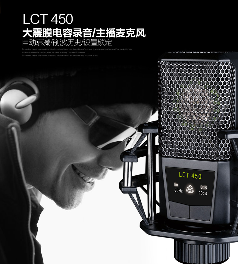 LEWITT Levitt LCT 450 capacitive microphone computer K song recording YY anchor device recording shed