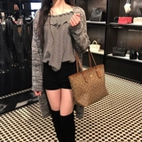 Трендовый портативный модный универсальный шоппер на одно плечо, коллекция 2023, из натуральной кожи