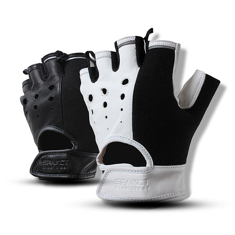 The new Spakct Spak captain riding short-finger men's and women's bicycle gloves sports equipment half-finger general