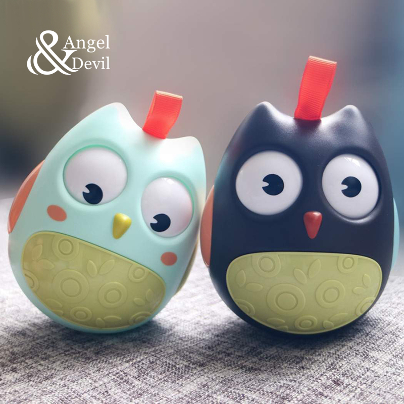 Owl is not a toy 0 - 3 year old boy and girl Yizhi teaches 6 - 12 months of baby ringing and calming toys
