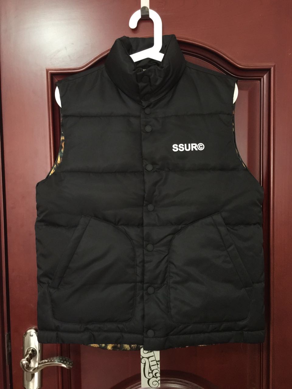 NM chính hãng SSUR vest hai mặt Miller thân trên - Dệt kim Vest