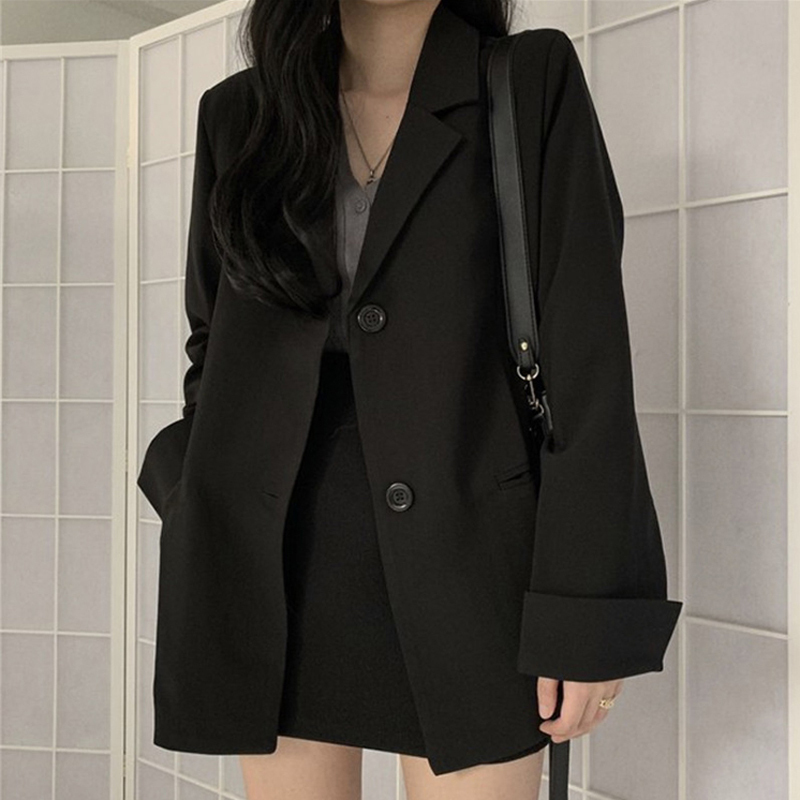 Small Blazer for Petite Women, New Spring and Autumn Style Suit ins Korean Version Trendy Summer Casual Loose Versatile Top