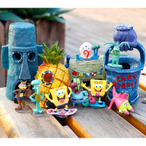 Sponge Baby Paparazzi Grand Stars Crab Owner Hands Office Swing Piece Pinewood House Model Toy Cake Decoration Gift