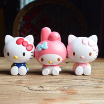 Melody Kitty Paparazzi Handmade Beauty Letti Table Swing Piece Toy KT Cat Cake Baking Adornment Model