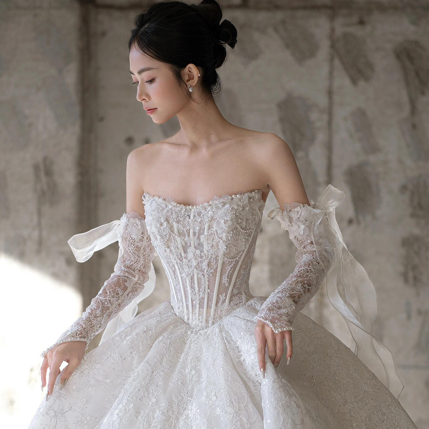 Свадебное платье bride 2025 из новой основной пряжи, высококачественной текстуры, простое и легкое, с небольшим количеством пряжи.