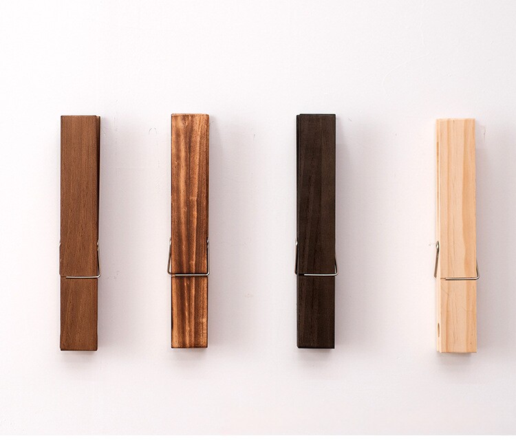 Креативный гигантский деревянный зажим для полотенец настенный держатель для белья и одежды