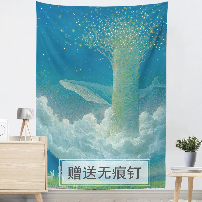 Underwater World tấm thảm treo tường tường trang trí bao gồm tường bao gồm tường nền vải nền màn Bed and Breakfast Inn - Tapestry thảm treo tường