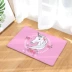 Bắc Âu INS Unicorn flannel cửa mat thảm mat nước hấp thụ cửa mat phòng tắm nhà bếp chăn