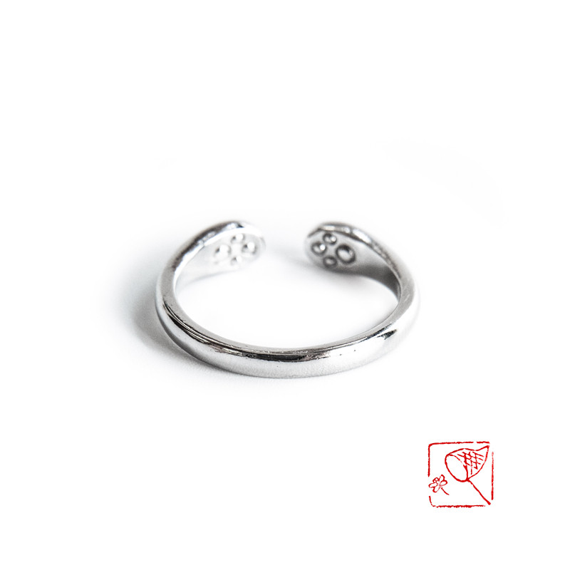 {Cat Hug} Cat's Paw Hug Ring 925 Silver Open Mouth Ring