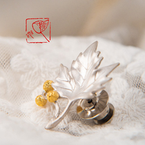 {French Sycamore}Brooch 925 Silver Republic of China style Nanjing Shanghai road tree