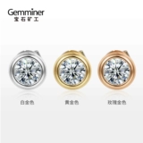 宝石矿工 Классические серьги, золото 750 пробы