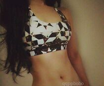 Sports top yoga belly dance sports shirt gray BAO WEN vim same fabric top