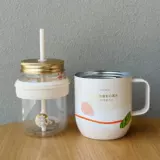 Starbucks, ретро стеклянная трубочка из нержавеющей стали, термос со стаканом