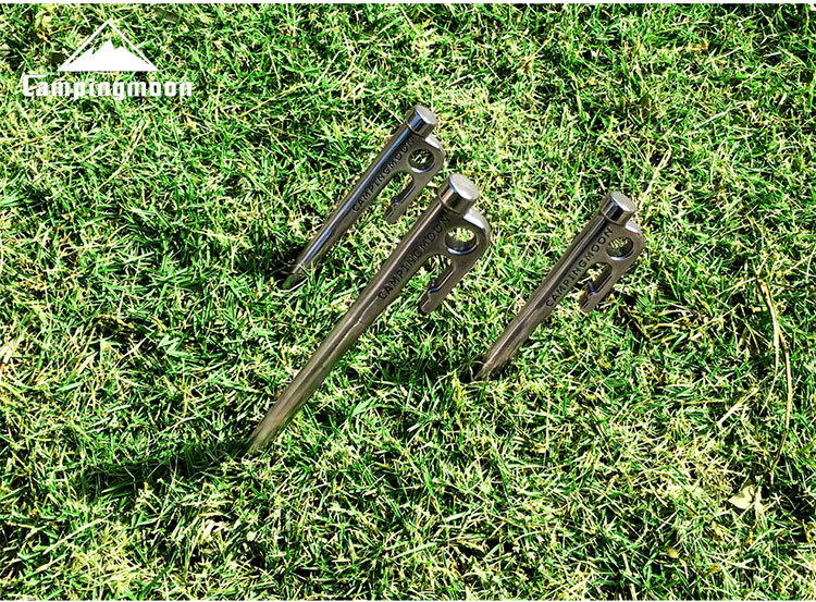 Ding lều nail cắm trại nail 420 thép không gỉ bold cường độ cao công ty Ding Tianmu windproof phụ kiện lều ngủ