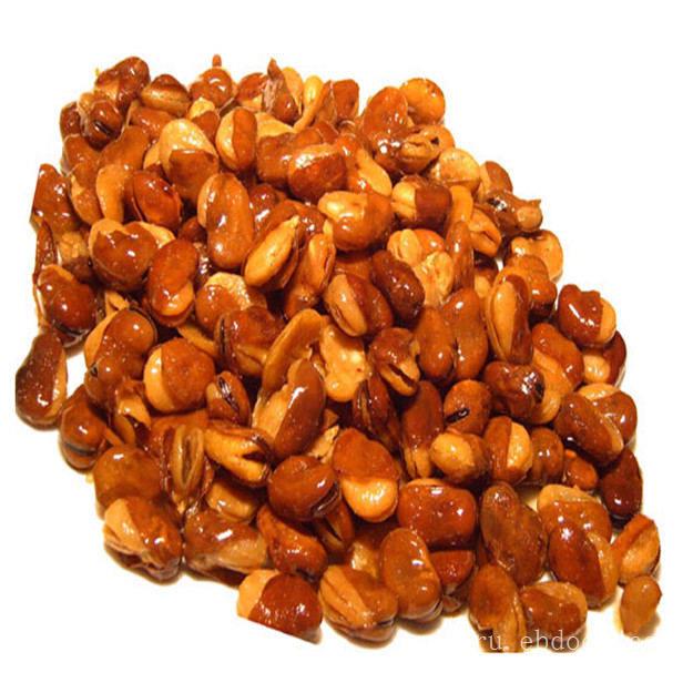 Tianjin Specii Fried Tiger Bean Silkworm Bean Silkworm Bean Crisp and Crisp Salty 500 gr