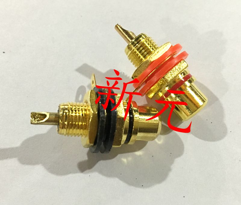 Lotus seat Lotus socket gilded power amplifier RCA seat signal seat
