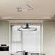 Minimalist 2025 New Model Swing Arm Chandelier Restaurant Light Full Spectrum High Cri Mid-Century Bauhaus Flying Saucer Bar Counter Lighting