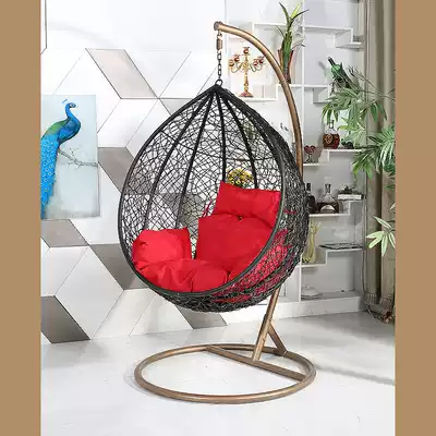 Indoor hanging chair double hammock Bird's Nest basket balcony swing imitation vine rocking chair cradle cane chair lazy chair